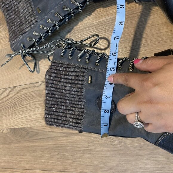 •Spring Step Ababi Mid-calf Women Water Resistant Brown Zip Boots Size 42 / 10.5 - Picture 4 of 10